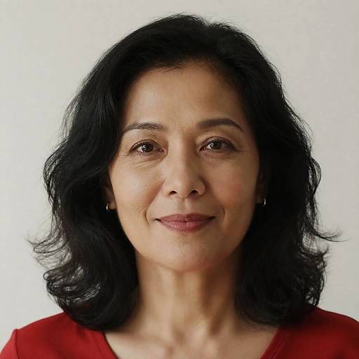 Charming Portrait of a Middle-Aged Woman