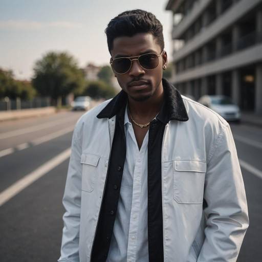 Realistic Portrait of a Dark-Skinned Male