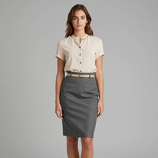 Business Casual Portrait of Young Woman