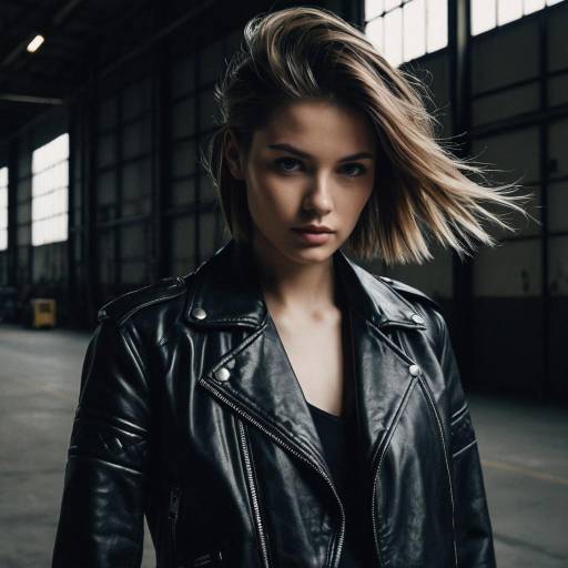 Edgy Faded Crop Hairstyle in Industrial Setting