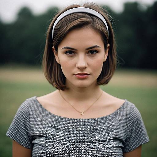 Elegant Solo Portrait of a Professional Woman