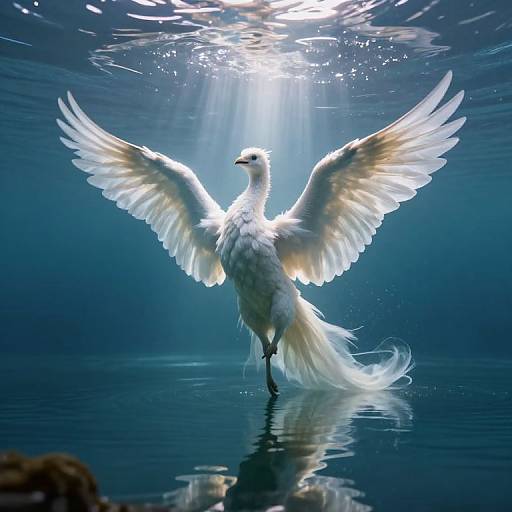 Mythical Creature's Surreal Transformation