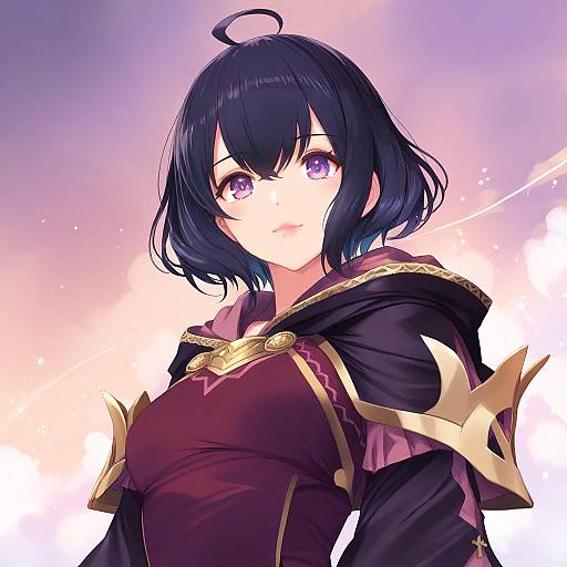 Illustration of Morgan (fire emblem), fire emblem in the style of Kirishima satoshi