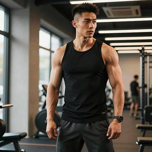 Energetic Fitness Coach Photoshoot