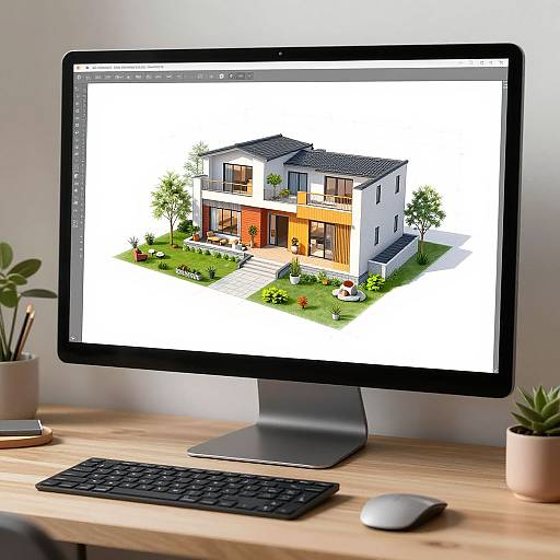 AI-Generated Modern House Blueprints