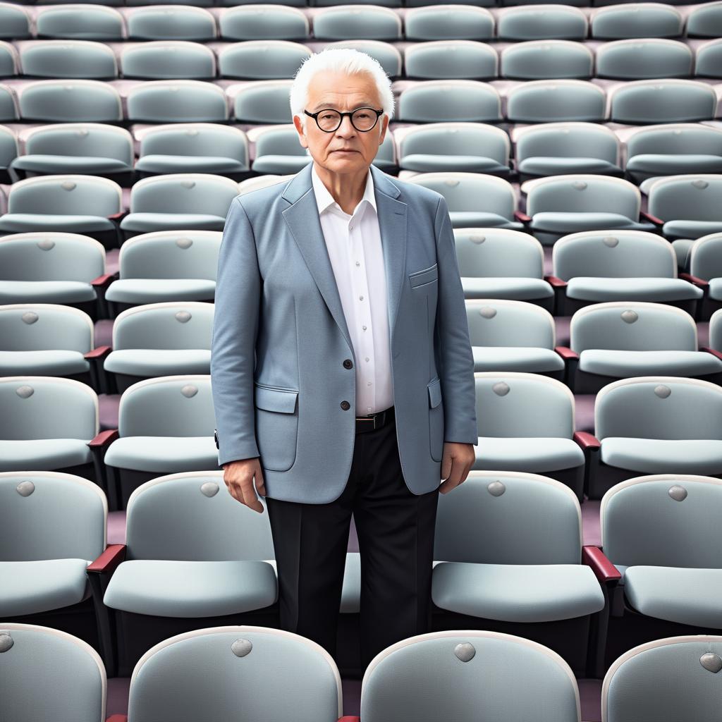 Elderly Man at Sydney Opera House