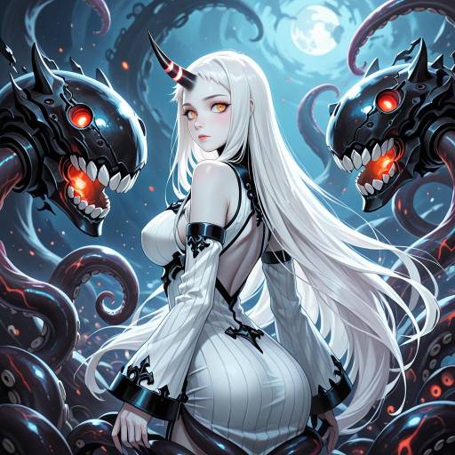 Abyssal Ship Princess with Tentacles