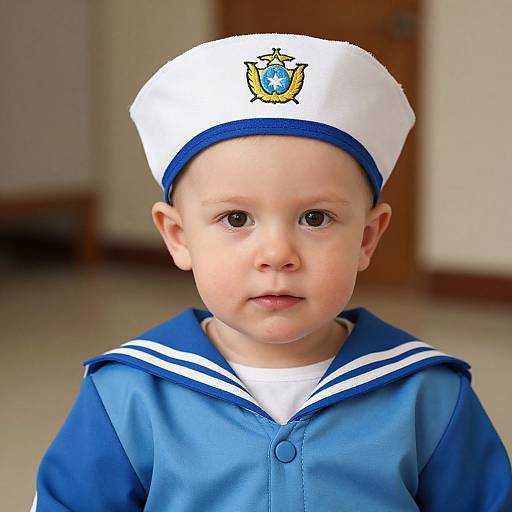 Realistic Infant Crewmate in Sailor Hat