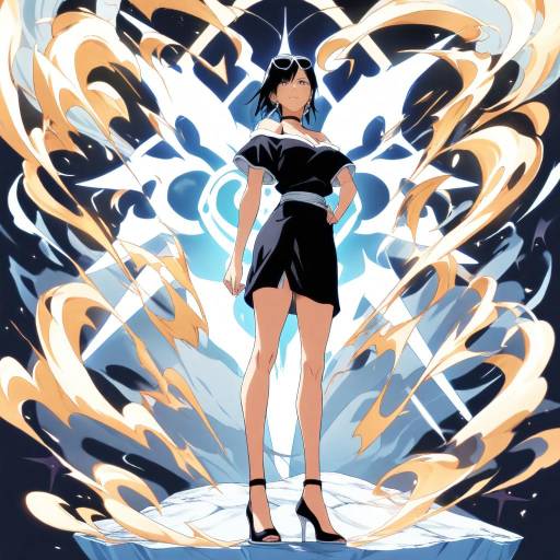 Stylish Girl in a Spiritual Realm