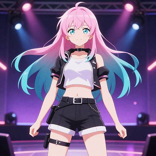 Ecchi Neon Android Pop Idol Concert