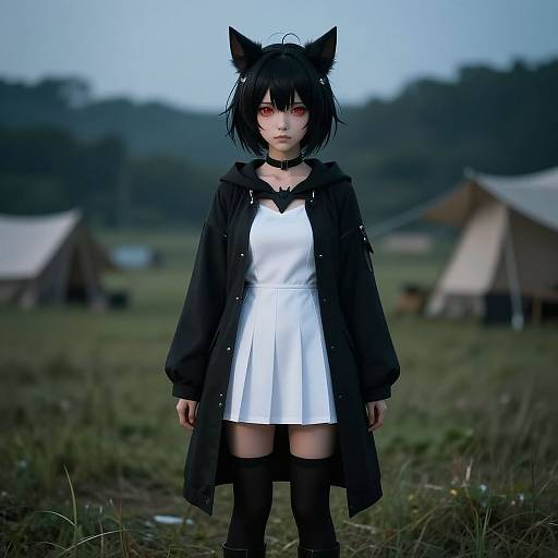 Cinematic Quiet Camp Reflection