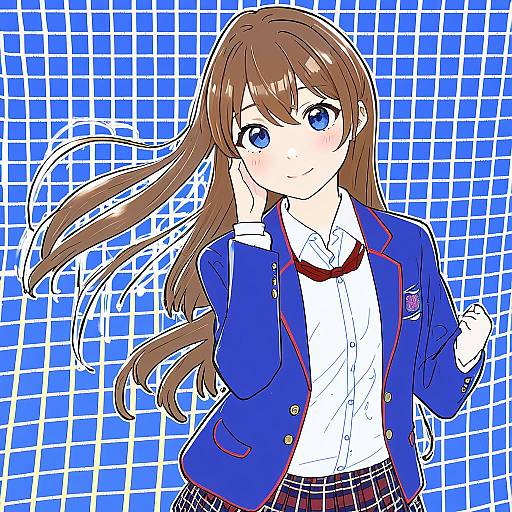 Illustration of Anzu (ensemble stars!), ensemble stars! in the style of Missile228