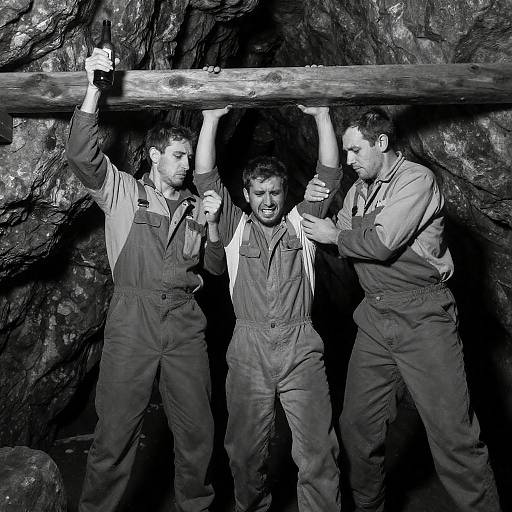 Struggle in the Dark: Cave Scene