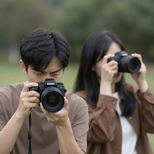 Serious Photographers in Nature