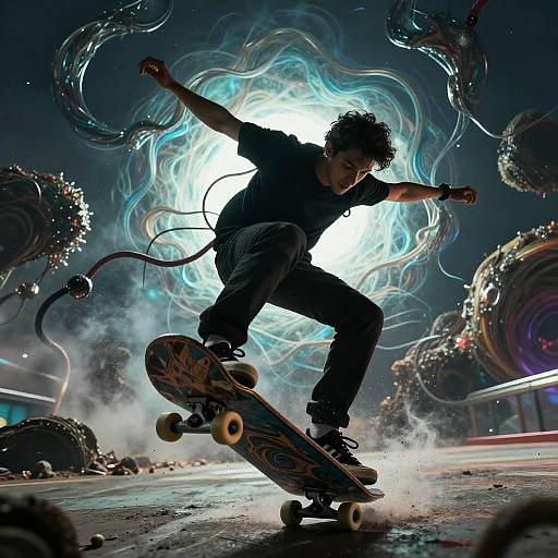 Fantasy Skateboard Tricks with Void Tails