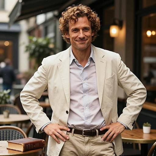 Cinematic Portrait of Charming Man