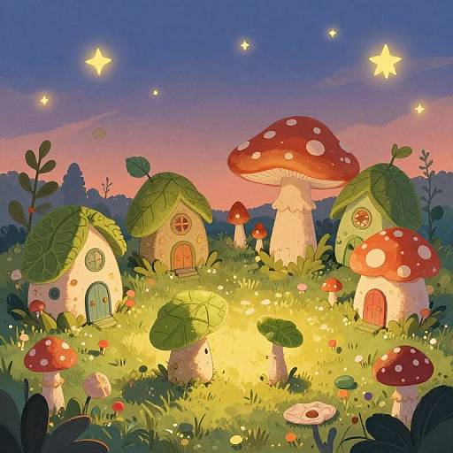 Growies Building Enchanted Toadstool Village