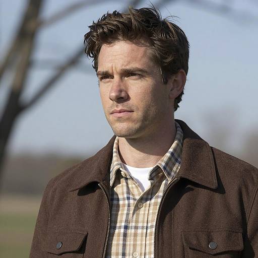 Man in Brown Jacket Outdoors