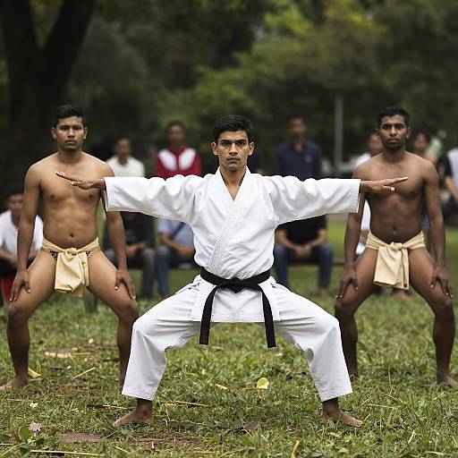 Martial Arts Training Outdoors