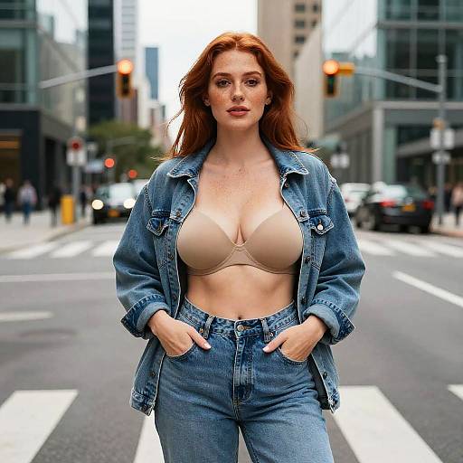 Street-Style Confident Fashion Portrait