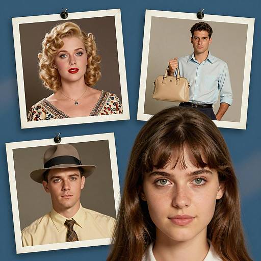 Vintage Memories: A Captivating Portrait