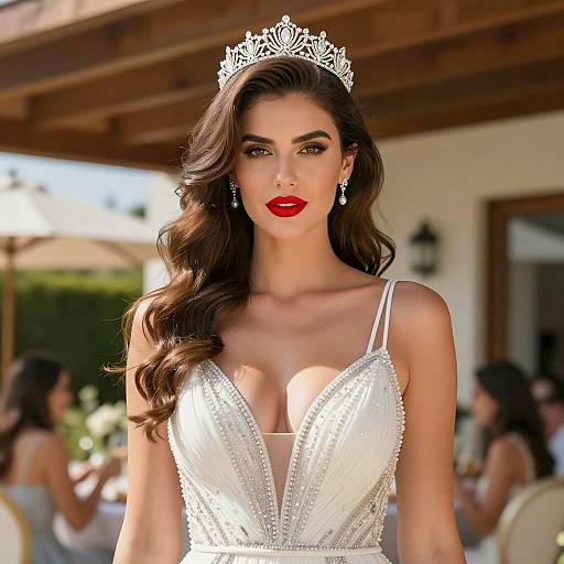 Elegant Bachelorette Party Outfit Portrait