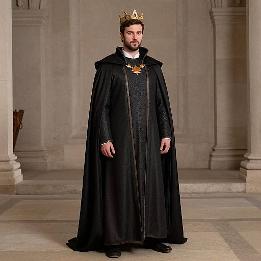 Regal Mage in Royal Attire