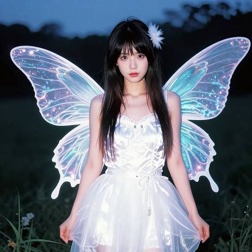 Japanese Fairy Girl in Visual Kei Fashion