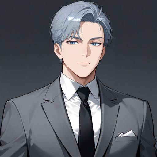 Distinguished Gentleman in Formal Attire Distinguished Gentleman in Formal Attire