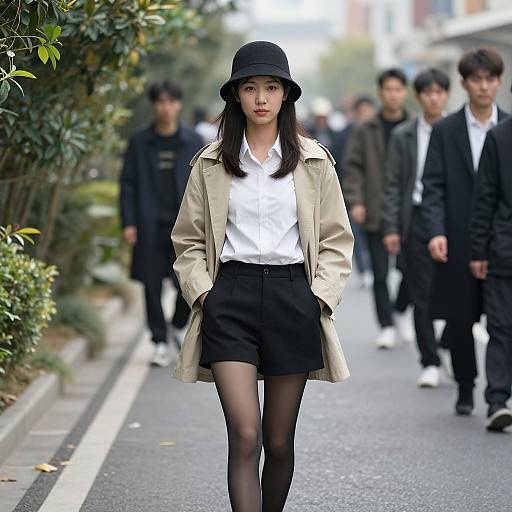 Solo Girl in Street Costume