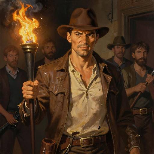 Majestic Indiana Jones Artwork in 8K