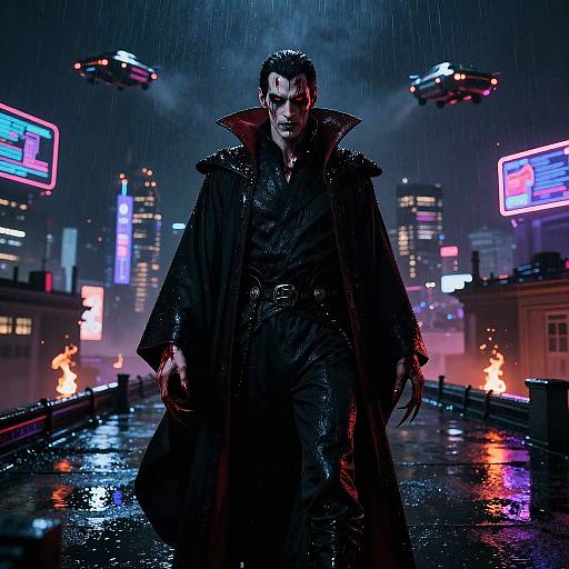 Bloodstained Vampire Assassin Portrait