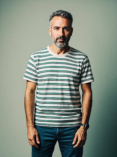 Photoreal Studio Portrait of Casual Man