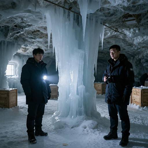 Exploring a Mysterious Ice Cave