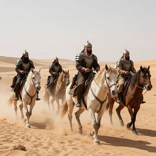 Armored Riders in Chaotic Time