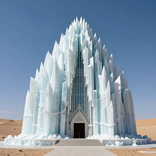 Glacier Cathedral in Desert Sanctuary