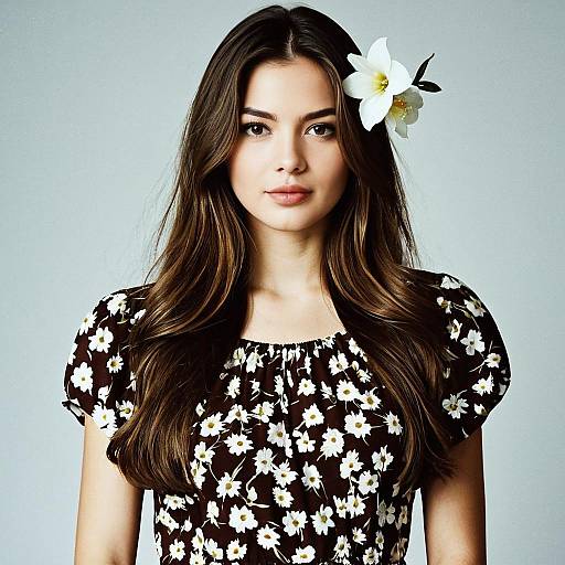 Realistic Floral Dress Outfit Announcement