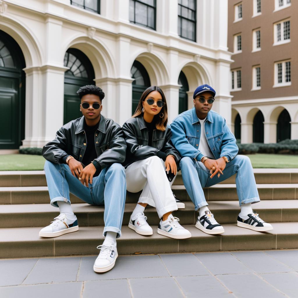 Capturing 90s Sneaker Culture on Campus