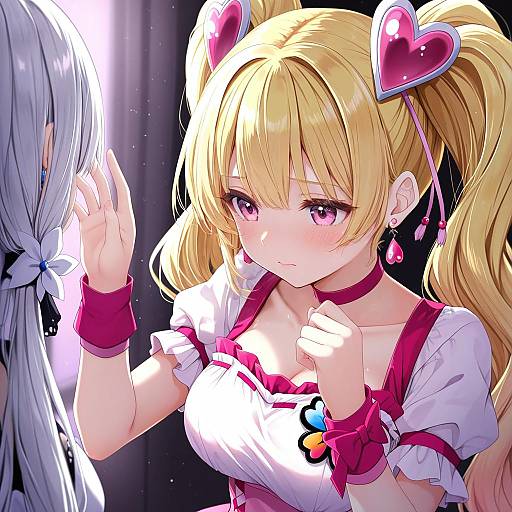 Illustration of Cure peach, precure in the style of Kouda suzu