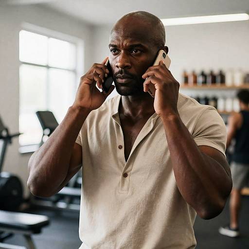 Focused Gym Call with Serious Athlete