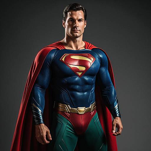 Dynamic Superhero in Photo-Realistic Style