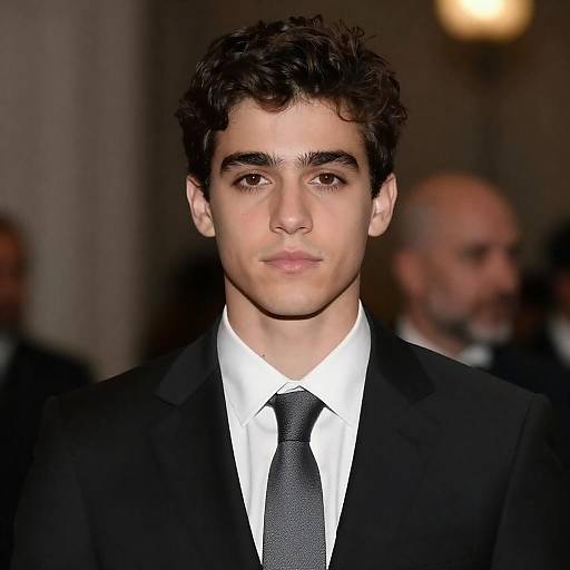 Professional Portrait in Dimly Lit Setting