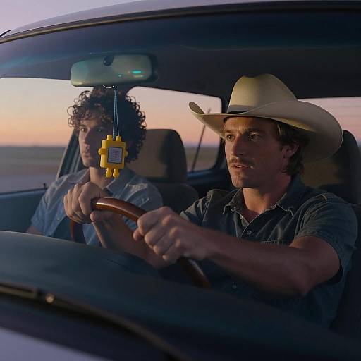 Driving into the Sunset Together