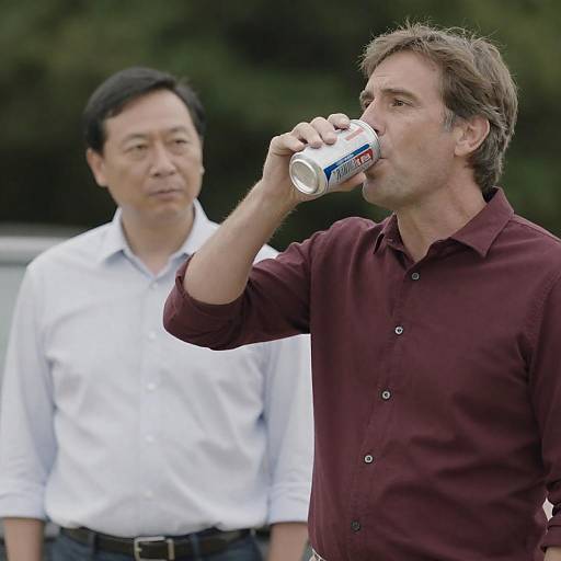 Casual Outdoor Moment Between Friends