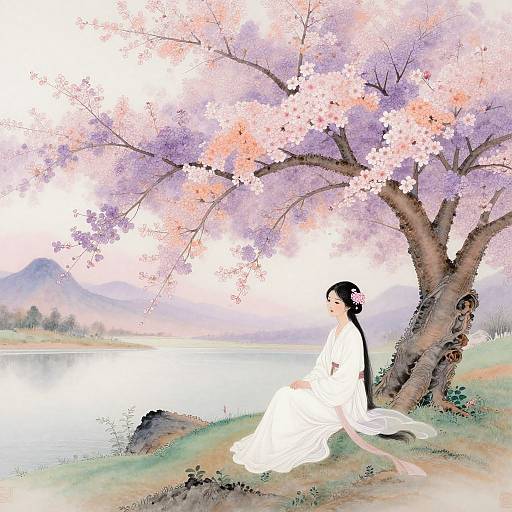 Whimsical Cherry Blossom Serenity