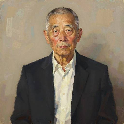 Stylish 2020s Nonbinary Elder Portrait