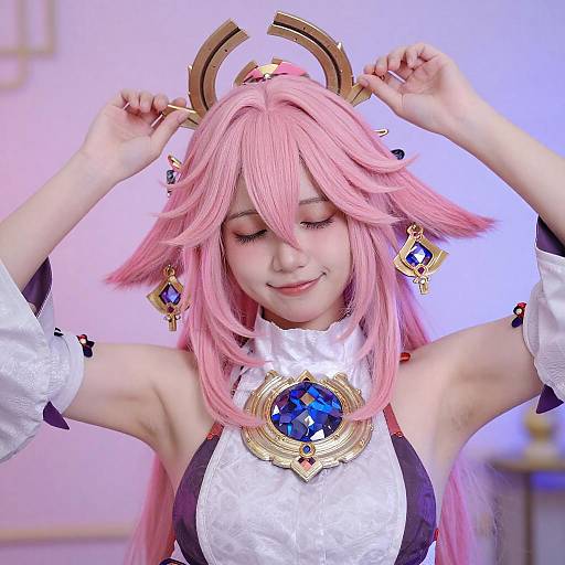 Pastel Fantasy Cosplay Portrait