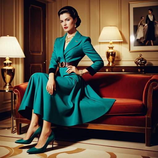 Elegant Woman in Salvatore Ferragamo Fashion