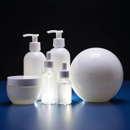 Modern White Beauty Product Set