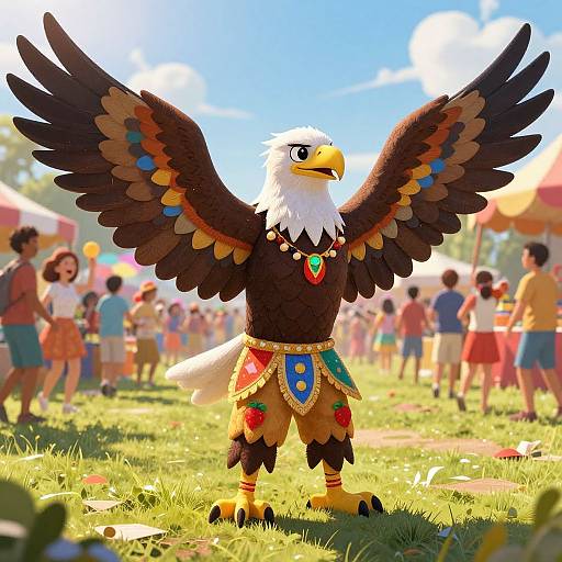 Sunny Summer Festival Eagle Costume